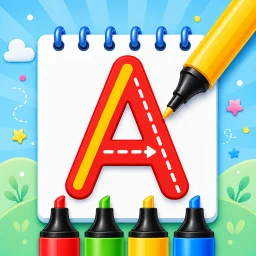 Symbol von ABC Spiel für Kinder